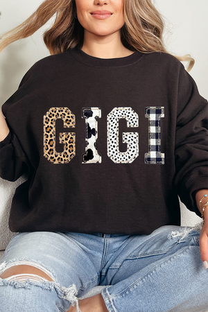 Pattern Play Gigi Heavy Blend Crew Sweatshirt