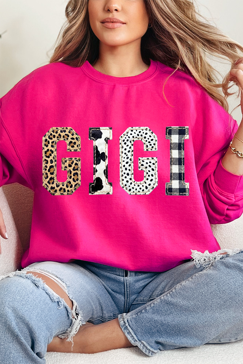 Pattern Play Gigi Heavy Blend Crew Sweatshirt