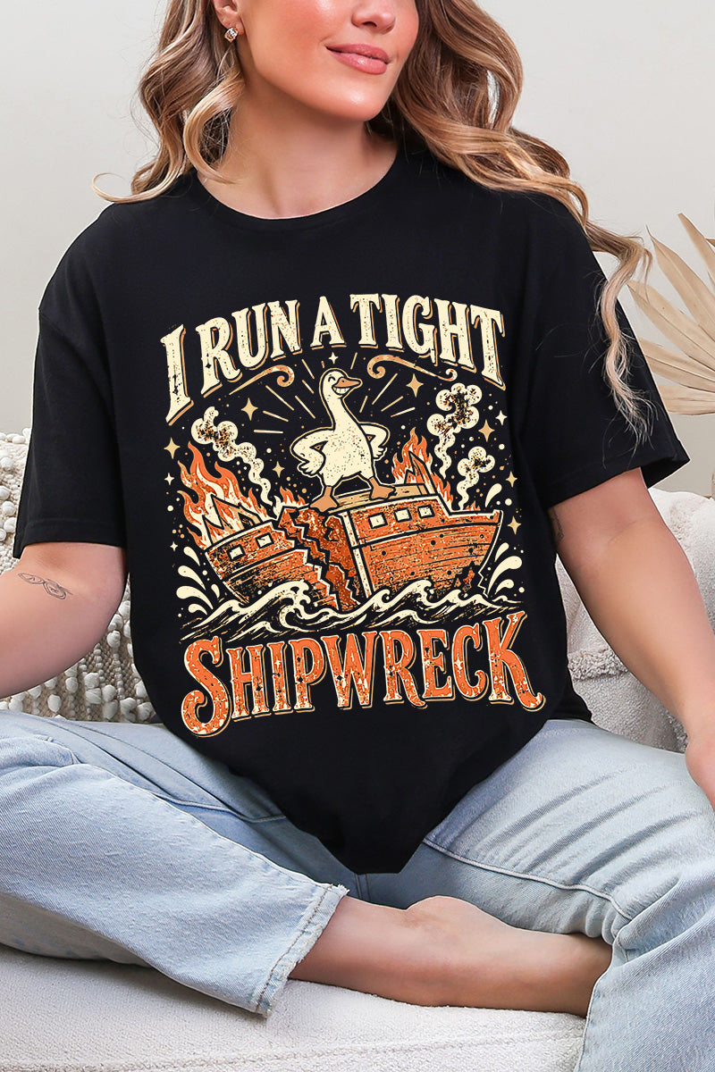 Tight Shipwreck Goose Softstyle Adult T-Shirt