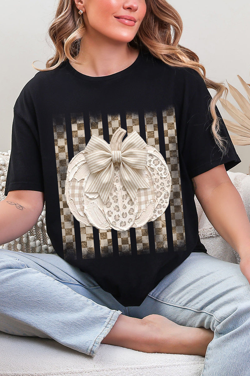 Painted Pumpkin Latte Softstyle Adult T-Shirt