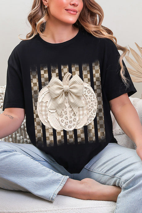 Painted Pumpkin Latte Softstyle Adult T-Shirt
