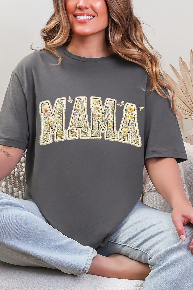 Buzzing Blooms Mama Softstyle Adult T-Shirt