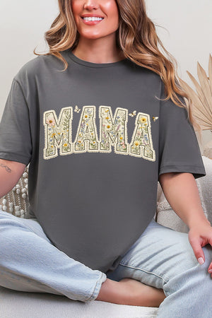 Buzzing Blooms Mama Softstyle Adult T-Shirt