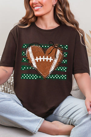Green Football Sweetheart Softstyle Adult T-Shirt