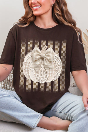 Painted Pumpkin Latte Softstyle Adult T-Shirt