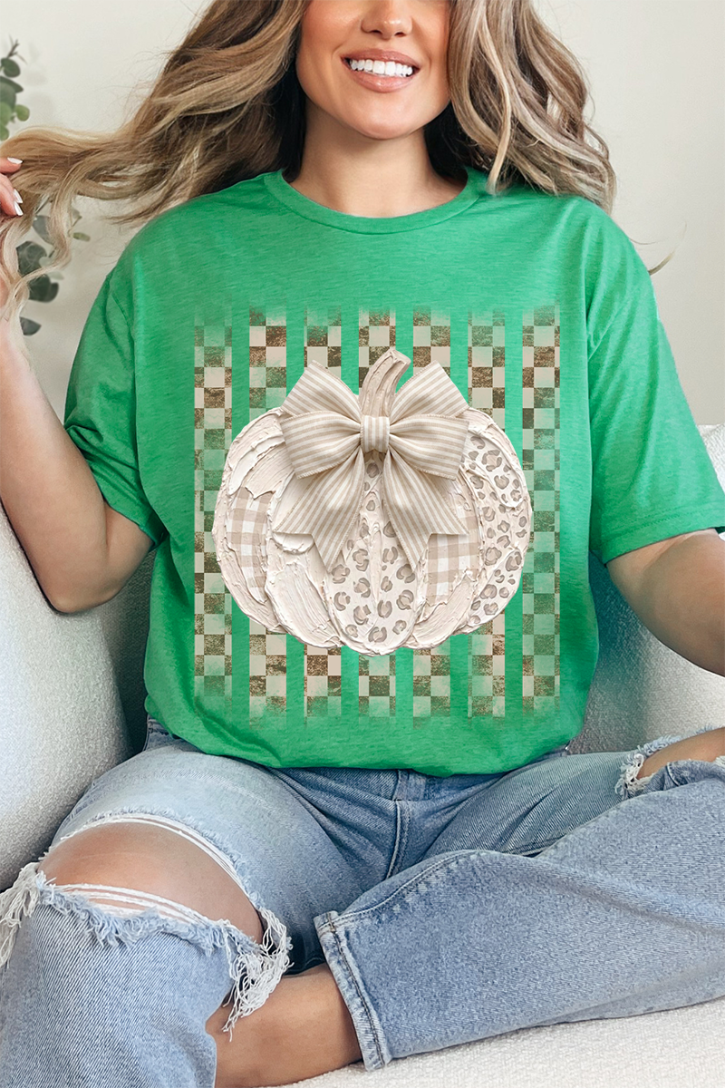 Painted Pumpkin Latte Softstyle Adult T-Shirt