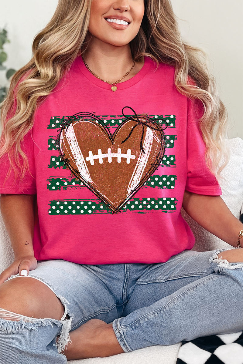 Green Football Sweetheart Softstyle Adult T-Shirt