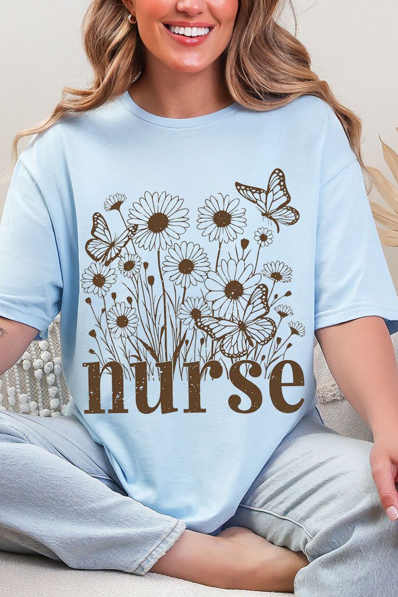 Wildflower Nurse Softstyle Adult T-Shirt