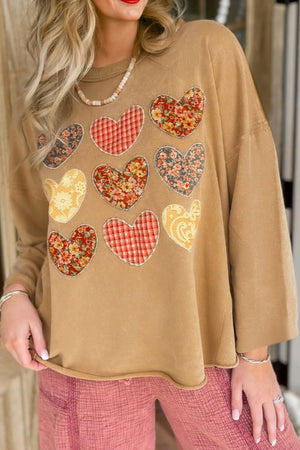 PREORDER! ETA 10/29 Sweet Sentiment Straw Yellow Sweatshirt **SHIPPING EXPECTED TO BEGIN ON DATE 10/29**