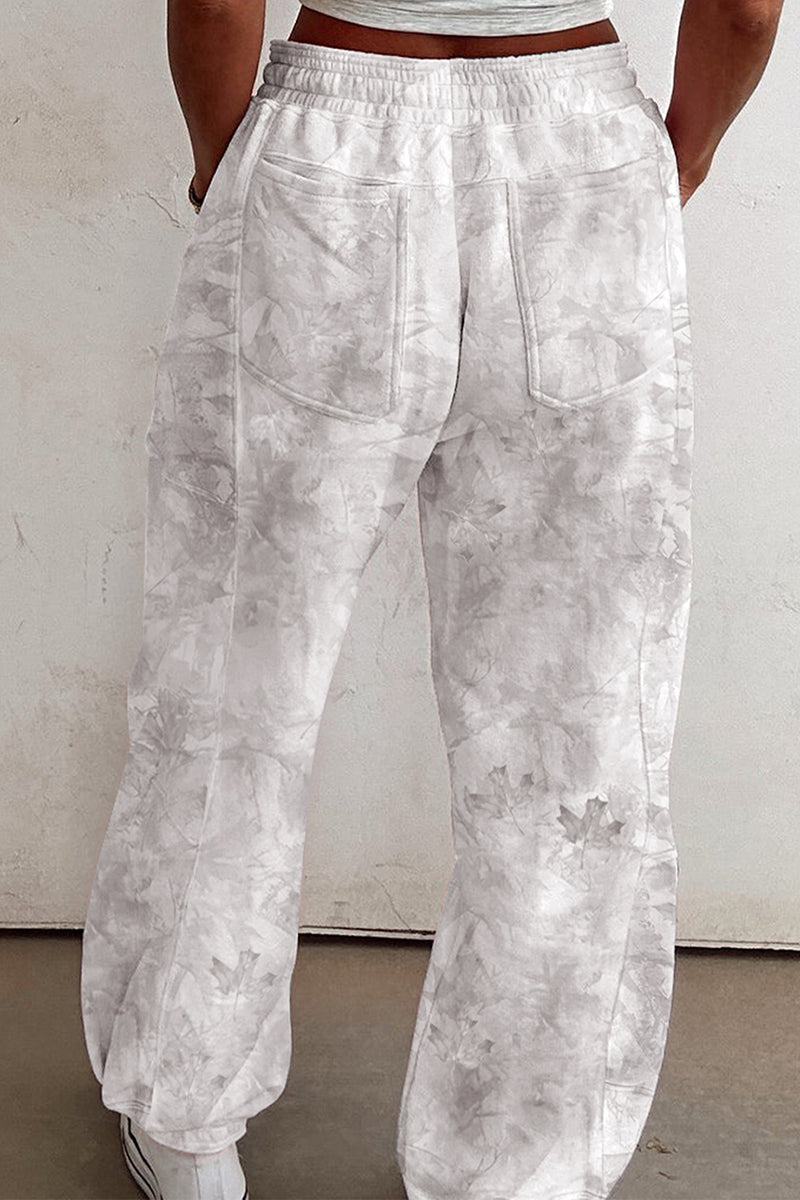 Mountain Bound Beige Baggy Joggers