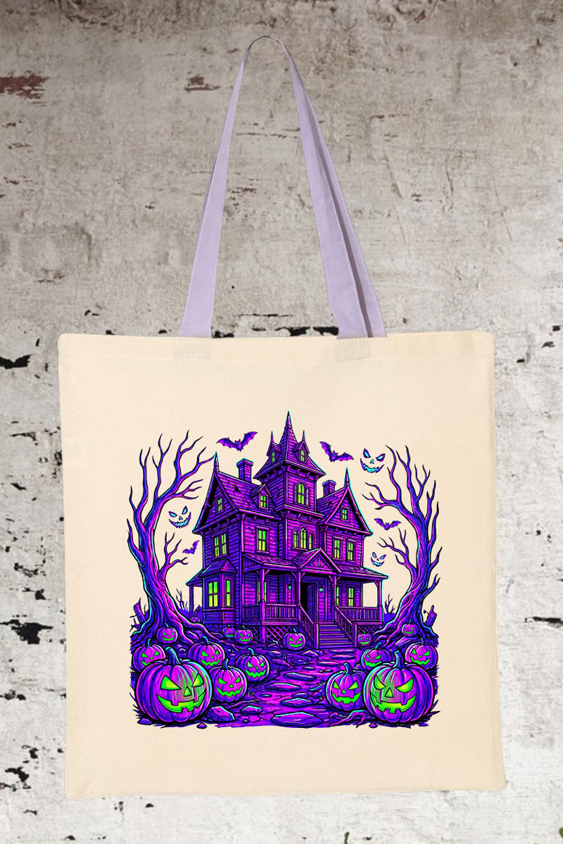 Neon Nightmare Medium Canvas Tote
