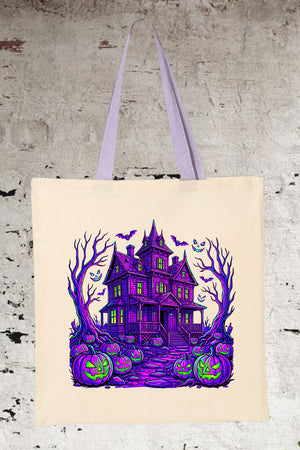 Neon Nightmare Medium Canvas Tote