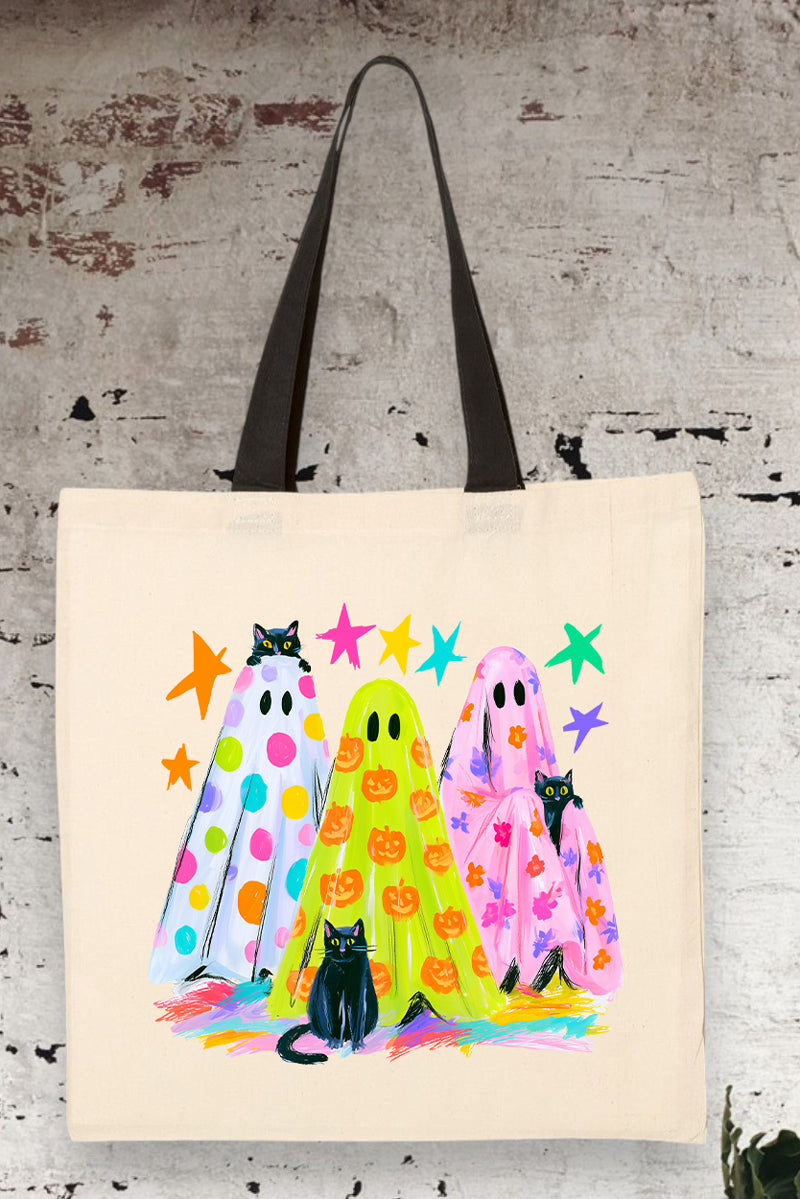 Neon Night Spirits Medium Canvas Tote