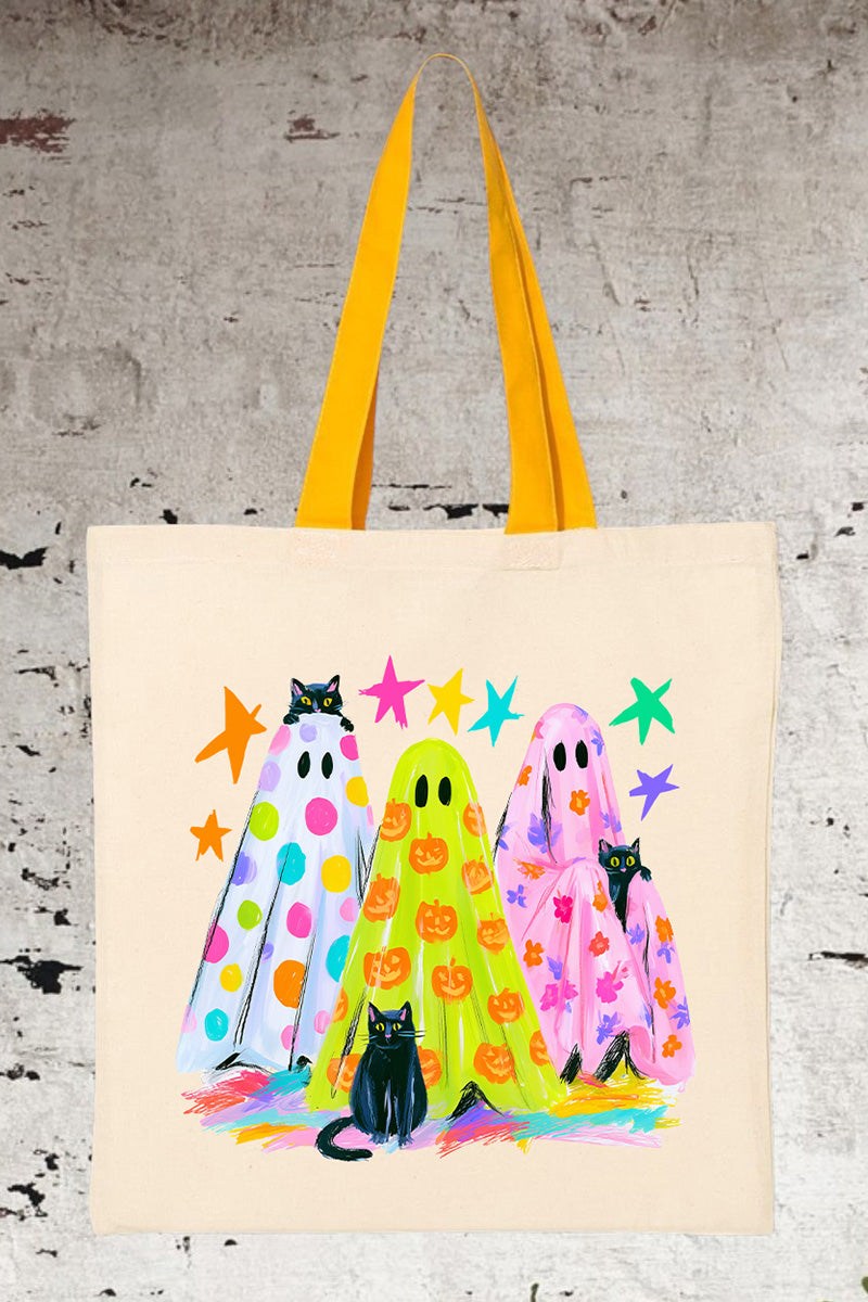 Neon Night Spirits Medium Canvas Tote