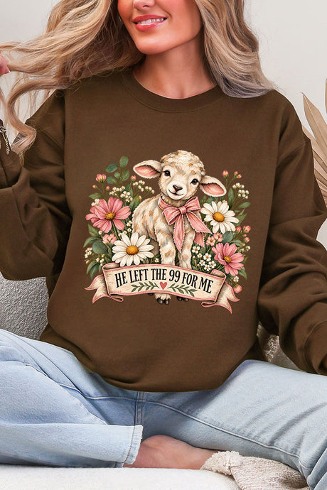 Lamb Left The 99 Ecosmart Crewneck Sweatshirt