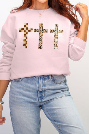 Brushstroke Blessings Ecosmart Crewneck Sweatshirt