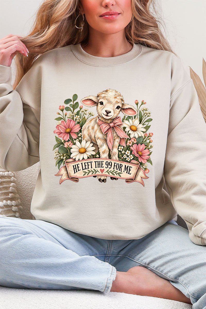 Lamb Left The 99 Ecosmart Crewneck Sweatshirt