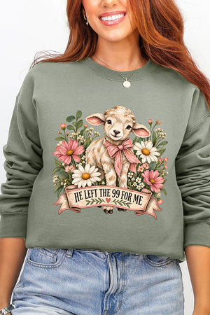 Lamb Left The 99 Ecosmart Crewneck Sweatshirt
