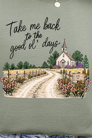 Take Me Back Ecosmart Crewneck Sweatshirt