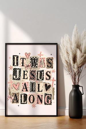Sunday Scrapbook Ready To Frame Canvas Print