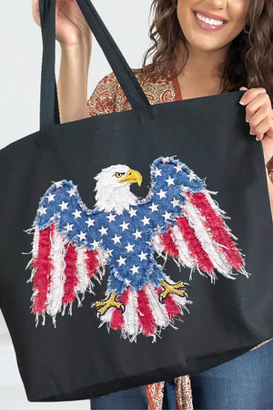 Freedom Takes Flight Canvas Jumbo Tote