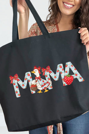 Gooseberry Mama Canvas Jumbo Tote