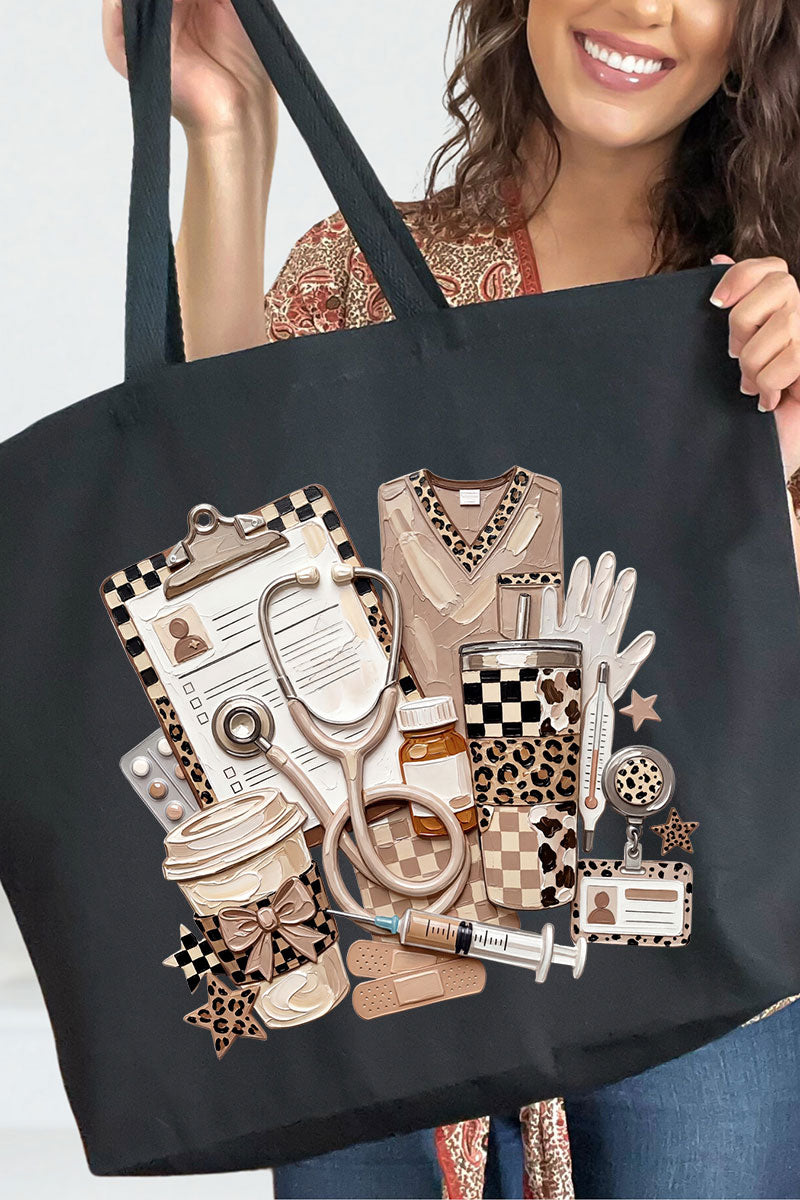 On Call In Style Canvas Jumbo Tote