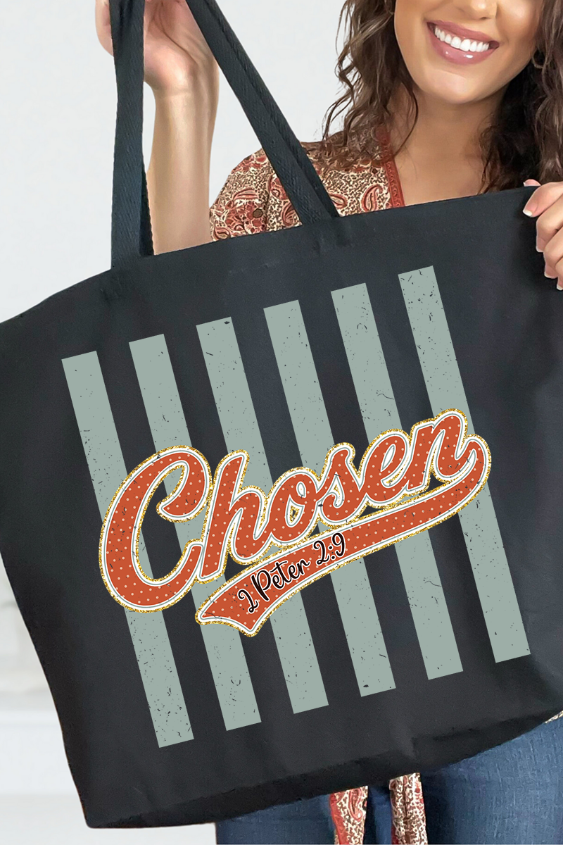 Team Chosen Canvas Jumbo Tote