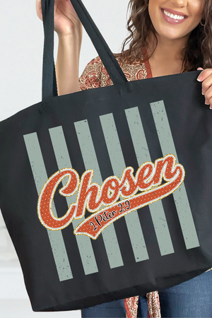 Team Chosen Canvas Jumbo Tote