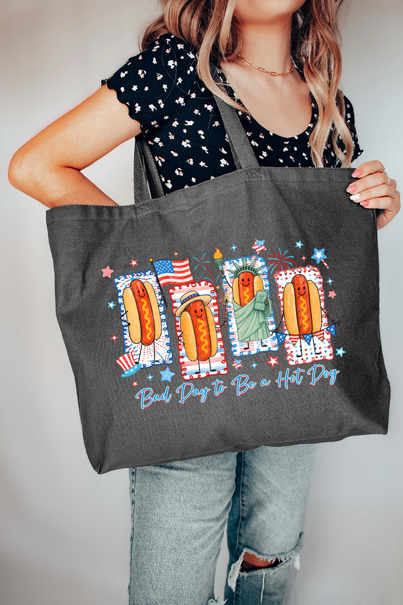 Sizzle & Stars Canvas Jumbo Tote
