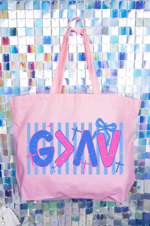 Highs & Lows Faith Equation Canvas Jumbo Tote