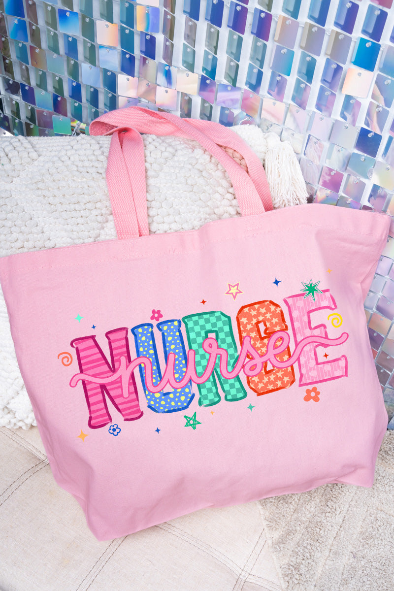 Nurse Energy Canvas Jumbo Tote