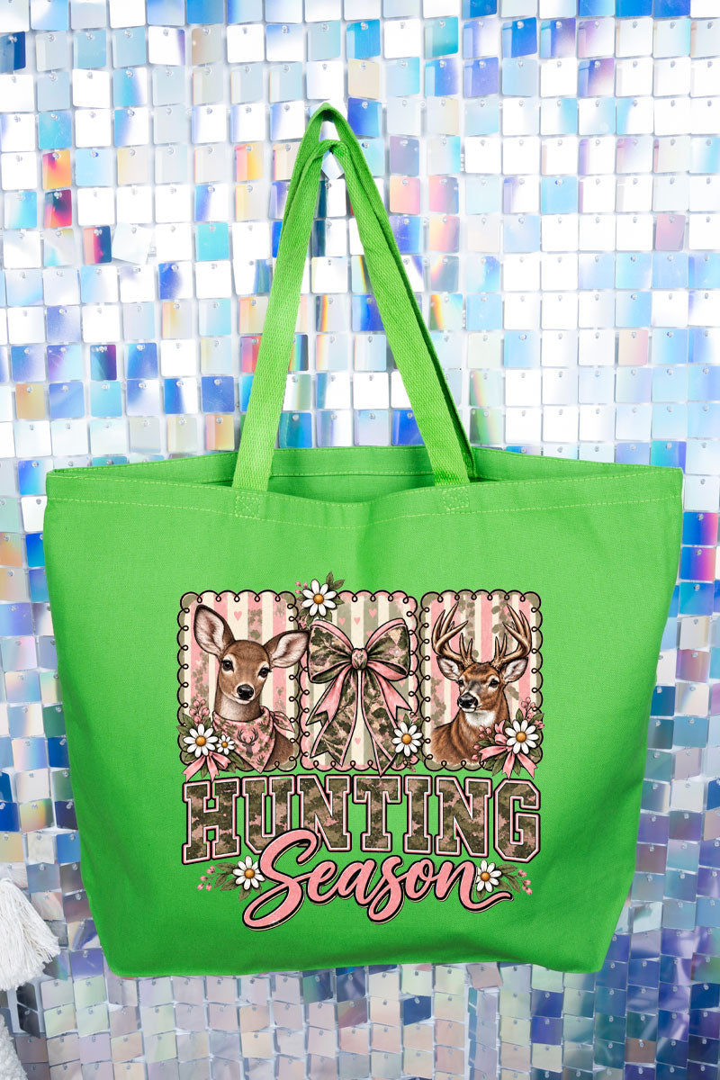 Camo & Bows Hunting Season Canvas Jumbo Tote