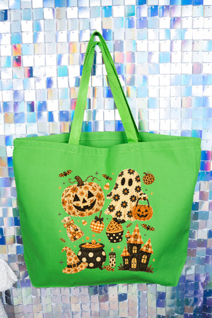 Boo & Bloom Canvas Jumbo Tote