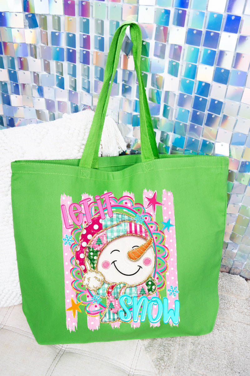 Snow Much Sass Canvas Jumbo Tote