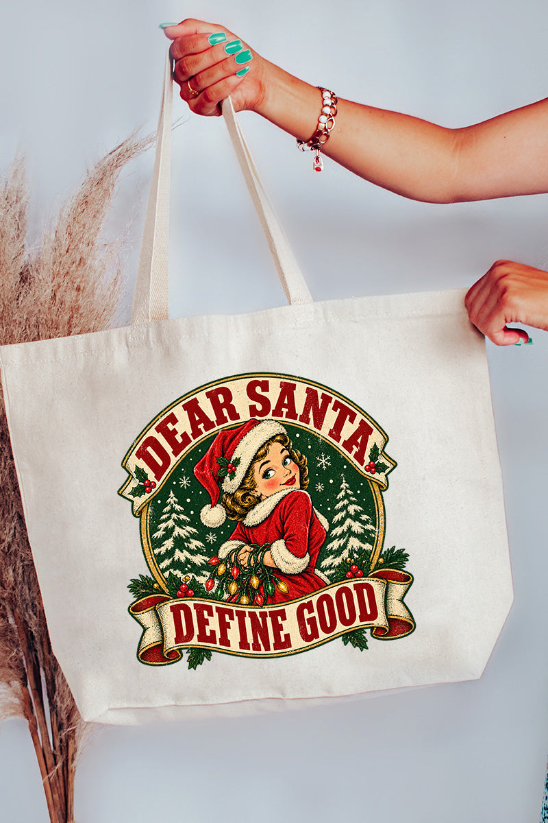 Define Good Canvas Jumbo Tote