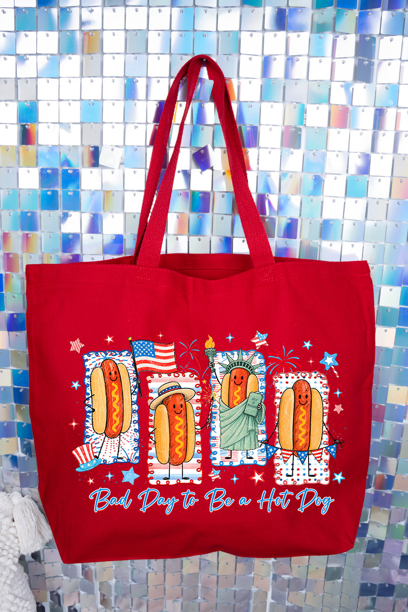 Sizzle & Stars Canvas Jumbo Tote