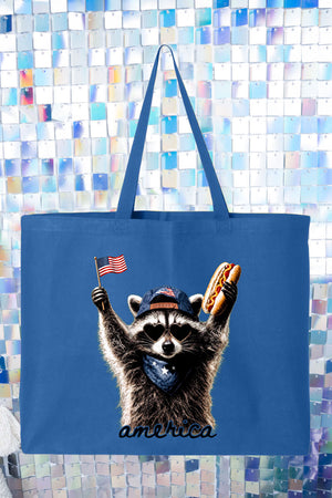America's Backyard BBQ Bandit Canvas Jumbo Tote
