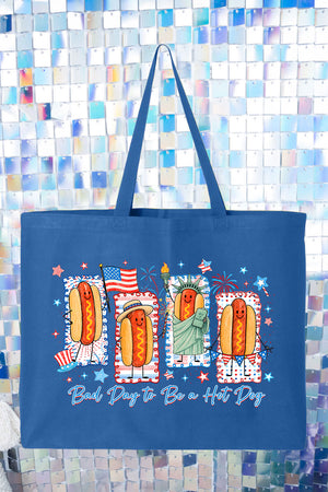 Sizzle & Stars Canvas Jumbo Tote