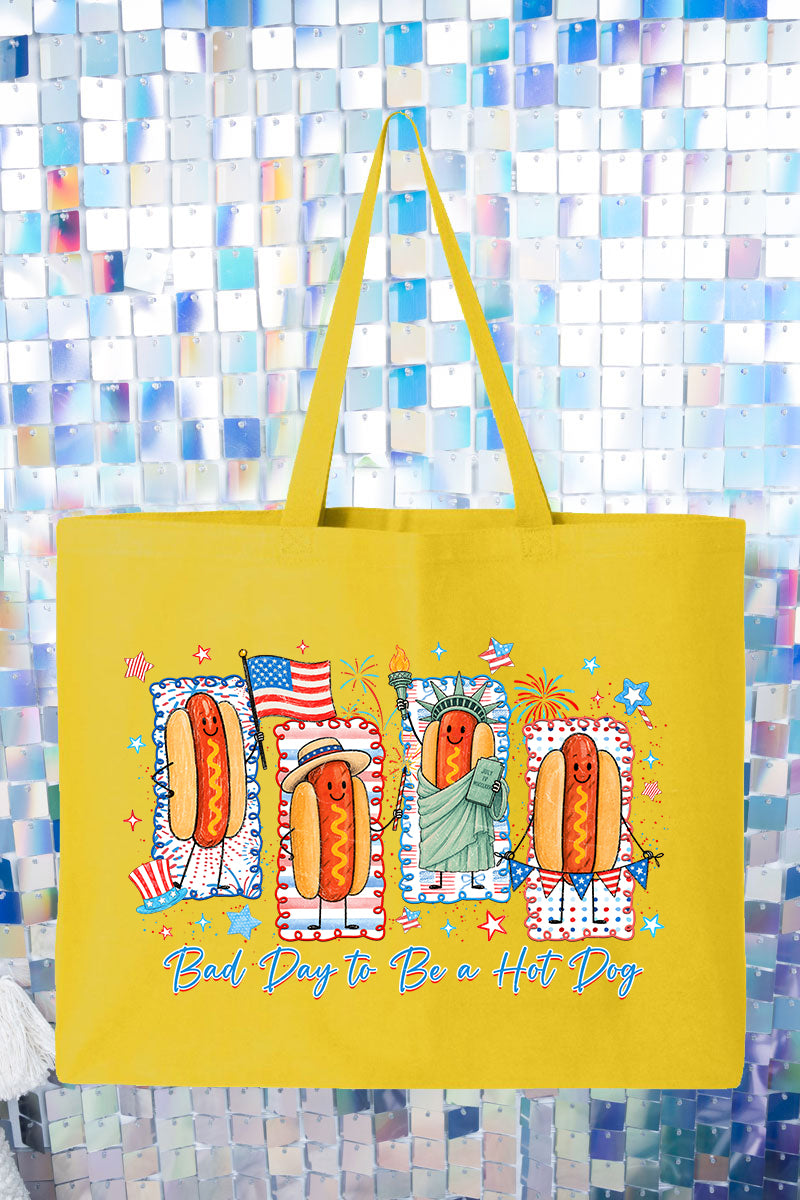 Sizzle & Stars Canvas Jumbo Tote