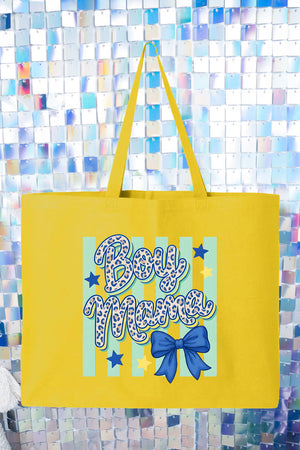 Wild Ones Boy Mama Goose Canvas Jumbo Tote