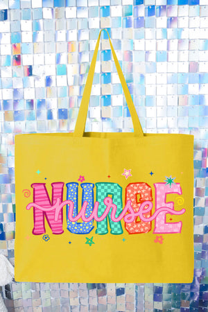 Nurse Energy Canvas Jumbo Tote