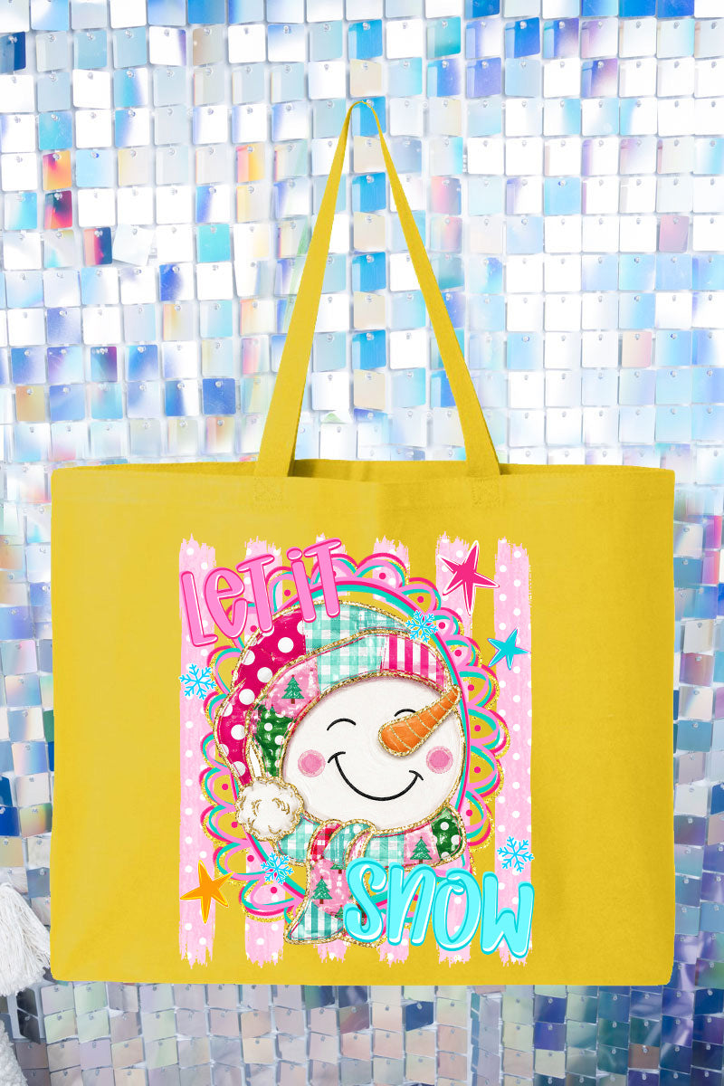 Snow Much Sass Canvas Jumbo Tote