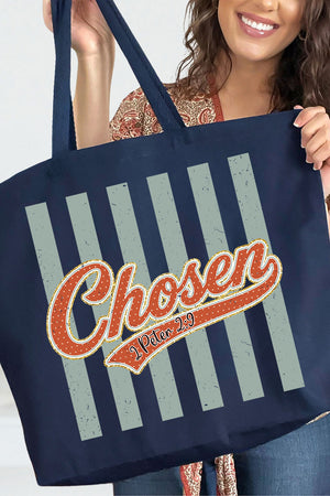 Team Chosen Canvas Jumbo Tote
