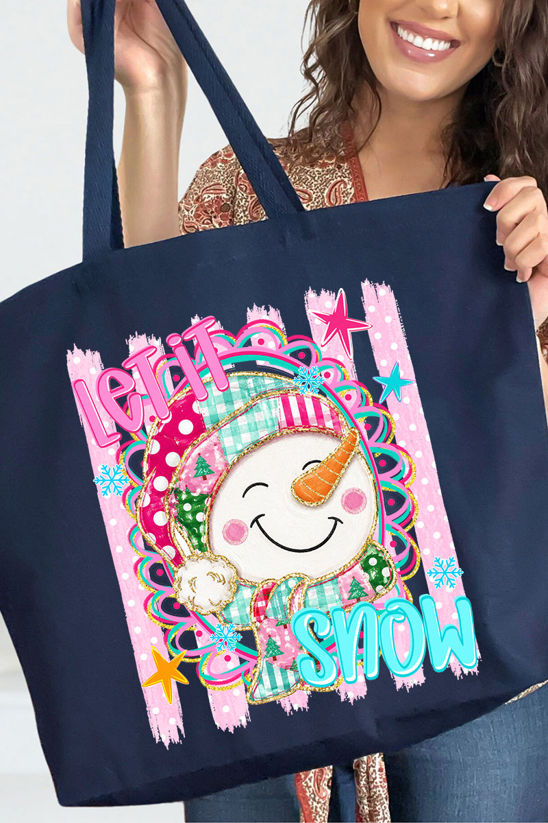 Snow Much Sass Canvas Jumbo Tote