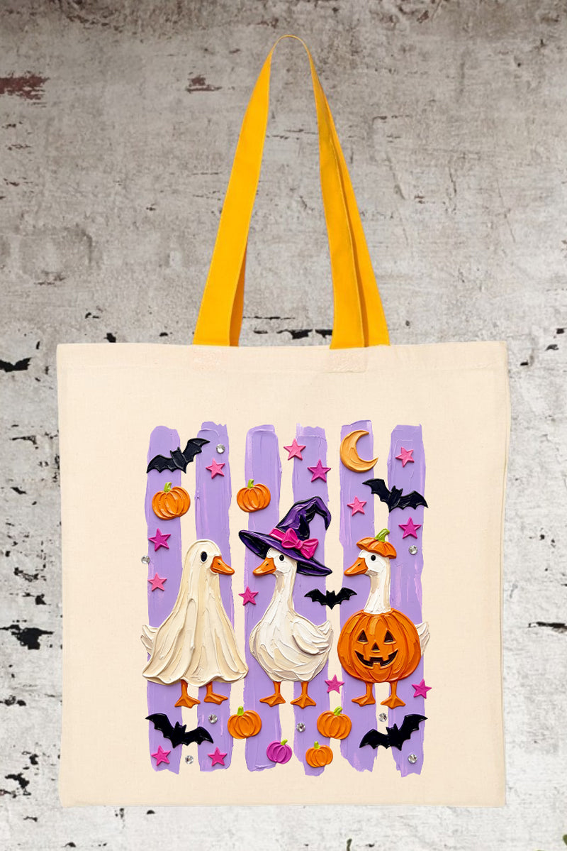 Quack-O-Lantern Crew Medium Canvas Tote