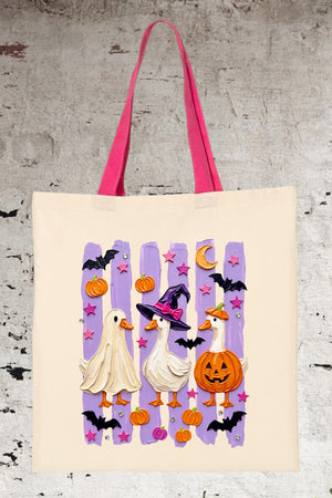Quack-O-Lantern Crew Medium Canvas Tote