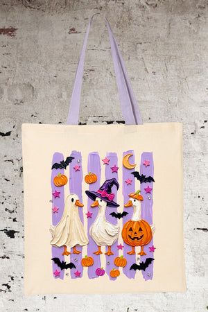 Quack-O-Lantern Crew Medium Canvas Tote
