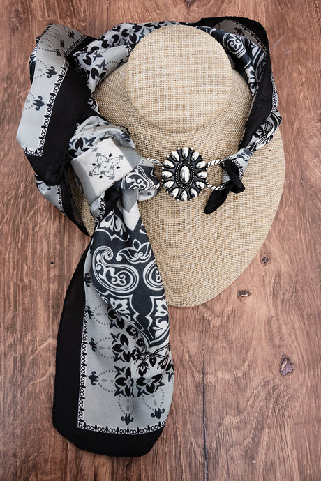 TIPI Wynonna Silvertone Scarf Slide
