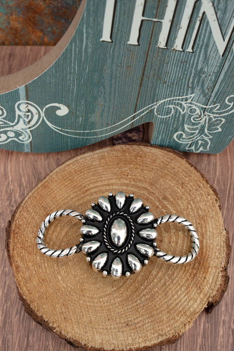 TIPI Wynonna Silvertone Scarf Slide